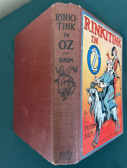 Vintage RINKITINK IN OZ Color Frontis 1930s Book, L Frank Baum - Image 2