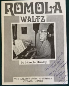 Romola Waltz Sheet Music Signed Fred Meyer Fairylogue and RadioPlays Baum