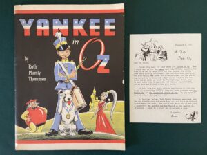 Yankee in Oz 1st Edition Fred Meyer Letter 1972