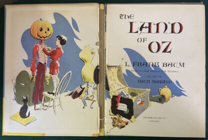 Sold: Vintage LAND OF OZ Book L Frank Baum Dick Martin Illust Reilly & Lee 1961 - Image 2