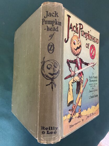 JACK PUMPKINHEAD OF OZ 1st Edn Book 12 Color Plates 1929 Ruth Plumly Thompson - Image 8