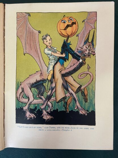 JACK PUMPKINHEAD OF OZ 1st Edn Book 12 Color Plates 1929 Ruth Plumly Thompson - Image 7