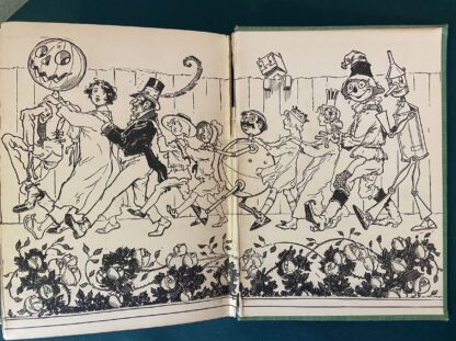 Vintage SCARECROW OF OZ L Frank Baum Book 1919 Edn 12 Color Plates - Image 11