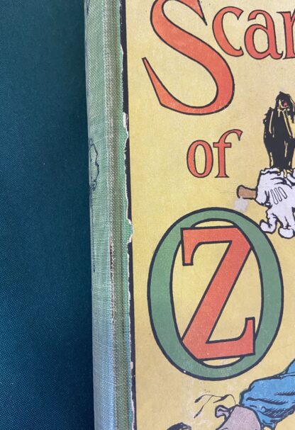 Vintage SCARECROW OF OZ L Frank Baum Book 1919 Edn 12 Color Plates - Image 12