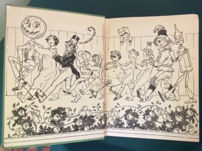 Vintage SCARECROW OF OZ L Frank Baum Book 1919 Edn 12 Color Plates - Image 3