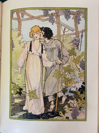 Vintage SCARECROW OF OZ L Frank Baum Book 1919 Edn 12 Color Plates - Image 7