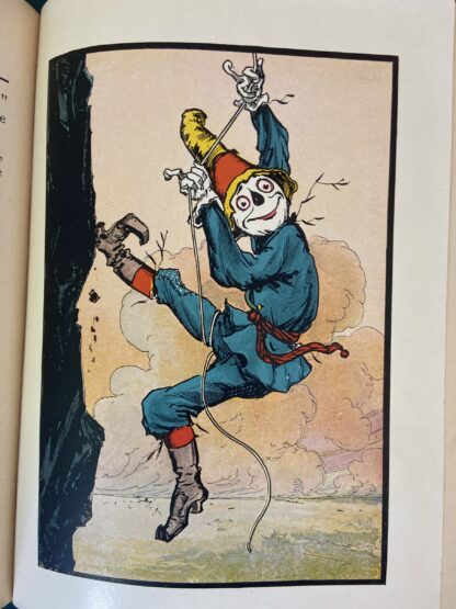 Vintage SCARECROW OF OZ L Frank Baum Book 1919 Edn 12 Color Plates - Image 8