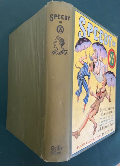 Vintage SPEEDY IN OZ Book Ruth Plumly Thompson 1st/1st 1934 12 Color Plates - Image 2
