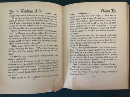 TIN WOODMAN OF OZ 1st Edn 1918 Reilly and Britton Book L Frank Baum, John R Neill - Image 13