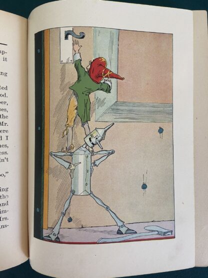 TIN WOODMAN OF OZ 1st Edn 1918 Reilly and Britton Book L Frank Baum, John R Neill - Image 7