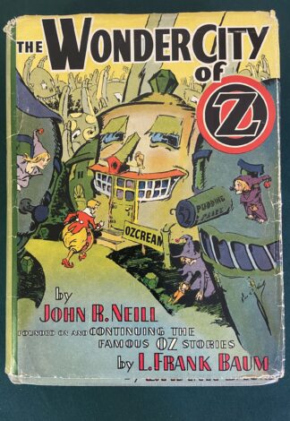 Wonder City of Oz Book John R Neill Dust Jacket