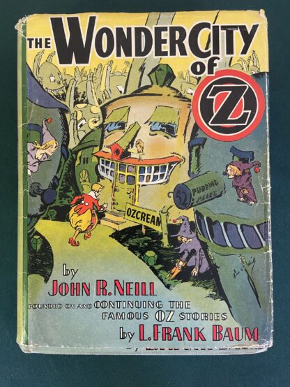 Wonder City of Oz Book John R Neill Dust Jacket