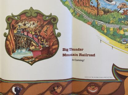 Huge 1978 Disneyland Original Map VG Condition 30" x 43" - Image 3