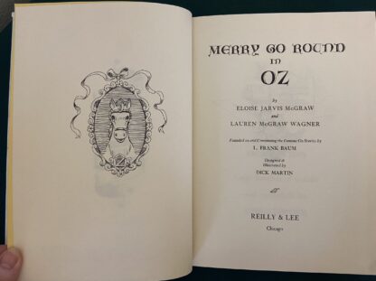 Fine Merry Go Round in Oz Book, Eloise McGraw 1963 1st Edition Fred Meyer Collection - Image 2