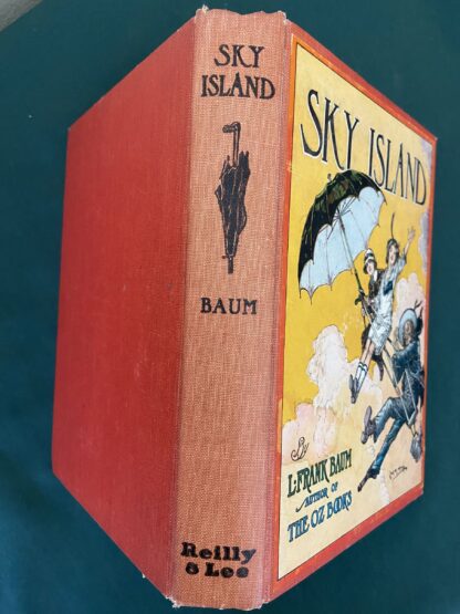 SKY ISLAND Book by L Frank Baum ~1927 Color Frontispiece Reilly & Lee - Image 7