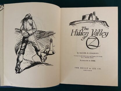 1st Edn HIDDEN VALLEY OF OZ Book + Dust Jacket Rachel Cosgrove Baum Wizard of Oz 1951 - Image 4
