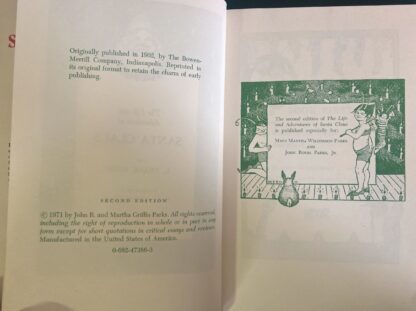 LIFE & ADVENTURES OF SANTA CLAUS Baum Oz 1971 2nd Edition Mary Cowles Clark Illustrations - Image 8
