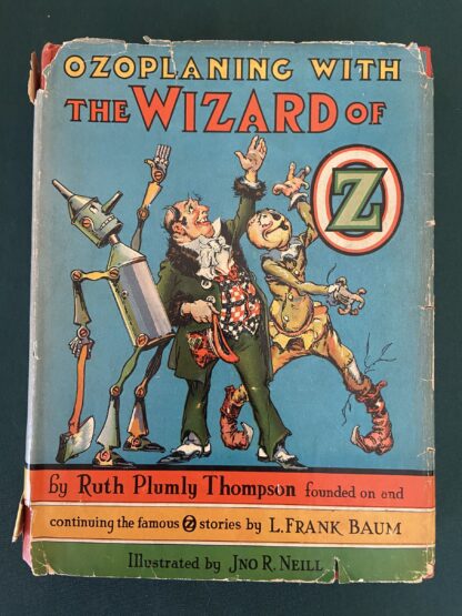 Ozoplaning with the Wizard in Oz 1st edition dust jacket 1939 Fred Meyer