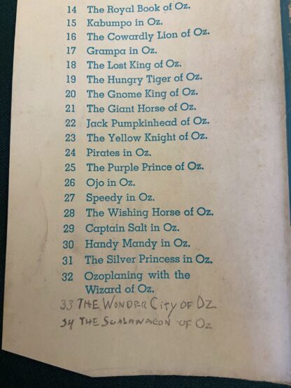 Fred Meyer's 1st Edition OZOPLANING WITH THE WIZARD OF OZ 1939 Book w/ Dust Jacket - Image 3