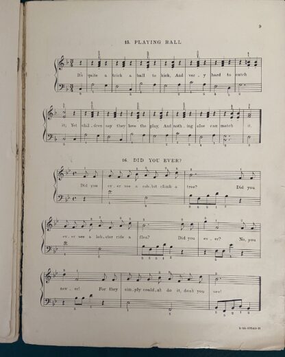 1909 Father Goose Melodies Scarce L Frank Baum Sheet Music Book - Image 4