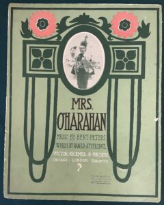 Sheet Music Wizard of Oz Mrs. O'Harahan James Wesley 1905