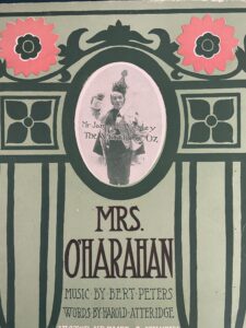 Sheet Music Wizard of Oz Mrs. O'Harahan James Wesley 1905