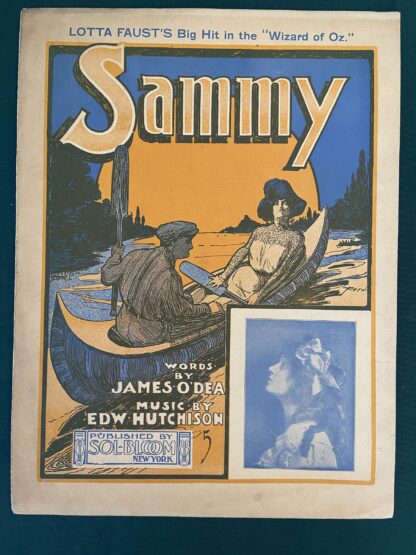 Wizard of Oz Sheet Music Musical 1902 Sammy
