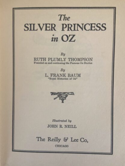 1st Edition Silver Princess in Oz Book Ruth Plumly Thompson 1938 - Image 8