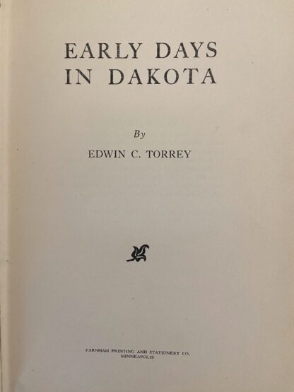 Early Days in Dakota Book: Aberdeen, South Dakota L Frank Baum Biography Chapter - Image 2