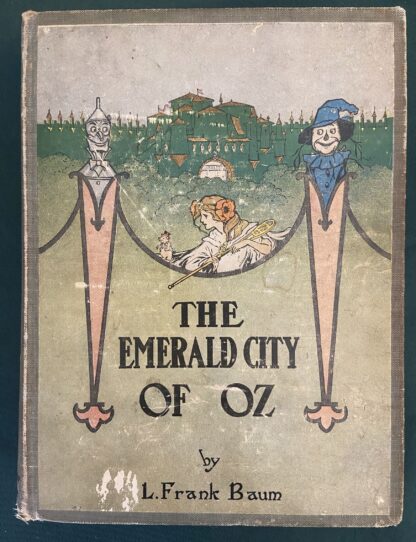 Emerald City of Oz Book 1st Edition 4th Reilly & Britton Color Plates L Frank Baum