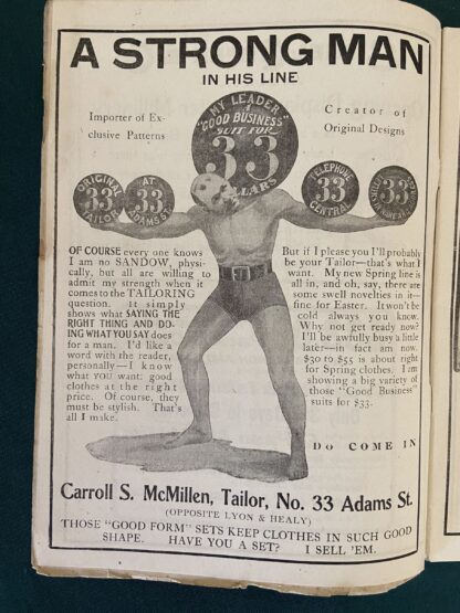 Original April 1902 Wizard of Oz StagePlay Ad in Grand Opera House Program - Image 5