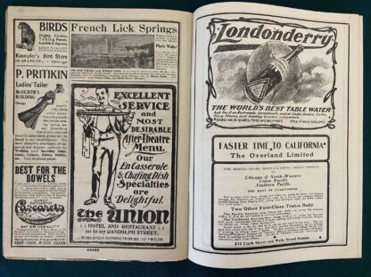 Original April 1902 Wizard of Oz StagePlay Ad in Grand Opera House Program - Image 3
