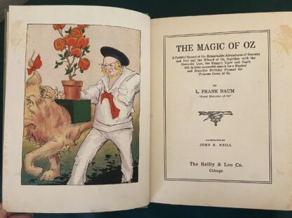 THE MAGIC OF OZ Book L Frank Baum Reilly and Lee 1st Edn/3rd Prt 1920 - Image 5