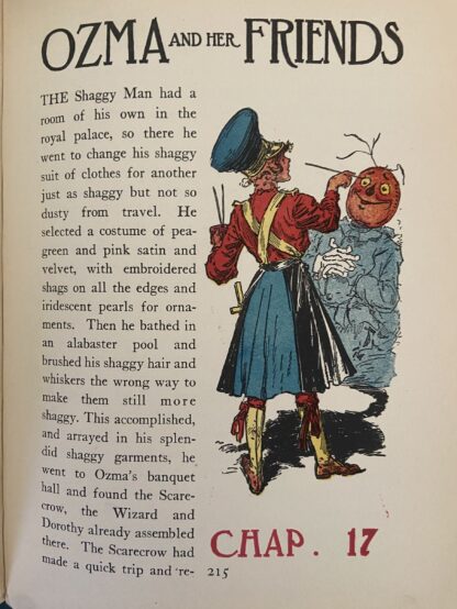 Vintage PATCHWORK GIRL OF OZ Book 1923 L Frank Baum Book Color Illustrations - Image 6
