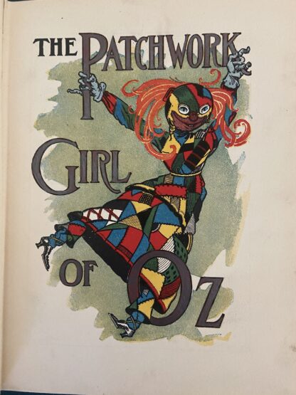 Vintage PATCHWORK GIRL OF OZ Book 1923 L Frank Baum Book Color Illustrations - Image 3