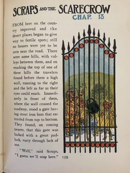 Vintage PATCHWORK GIRL OF OZ Book 1923 L Frank Baum Book Color Illustrations - Image 7