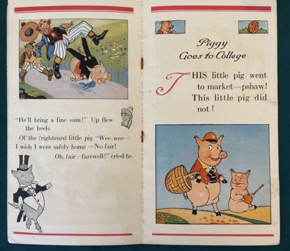 Piggy at the Fair+ Piggy Goes to College, Ruth Plumly Thompson 1st Edition OZ 1920 - Image 5