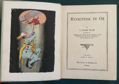 RINKITINK IN OZ 1st Edition/1st Print 1916 Reilly & Britton 12 Color Plates, L Frank Baum - Image 10