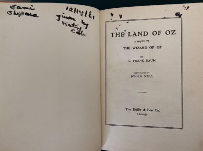 Vintage LAND OF OZ Book L Frank Baum with ROYCRAFT Dust Jacket - Image 3