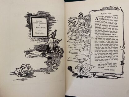 Vintage LAND OF OZ Book L Frank Baum with ROYCRAFT Dust Jacket - Image 6