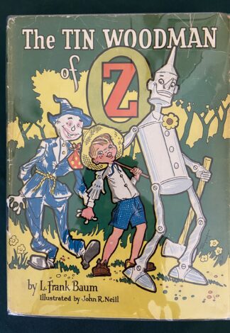 Roycraft Dust Jacket Tin Woodman of Oz Book L Frank Baum