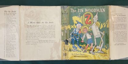 TIN WOODMAN OF OZ Book Roycraft Dust Jacket,  L Frank Baum, Dale Ulrey Art - Image 8
