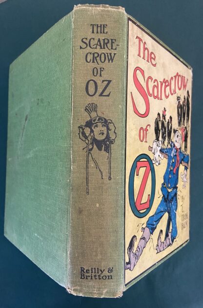 SCARECROW OF OZ 1915 1st Edition/1st Print Book L Frank Baum 12 Color Plates - Image 2