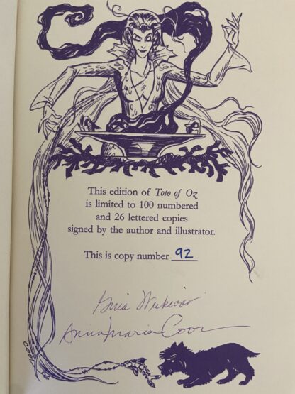 TOTO OF OZ Limited Signed 1st Edition in Slipcase Gina Wickwar 2006 HC/DJ Book - Image 7