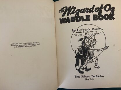 WIZARD OF OZ WADDLE BOOK 1st Edn 1st State 1934 L Frank Baum - Image 12
