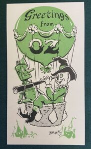 Dick Martin Wizard of Oz SCarecrow Postcard