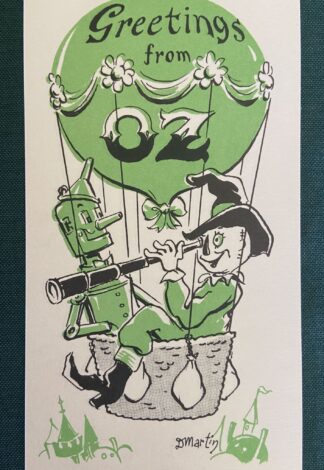 Dick Martin Wizard of Oz SCarecrow Postcard