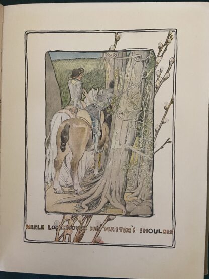Enchanted Island of Yew L Frank Baum Oz Bobbs-Merrill ~1907 w/ 8 Color Plates Mo Blue Endpapers - Image 7