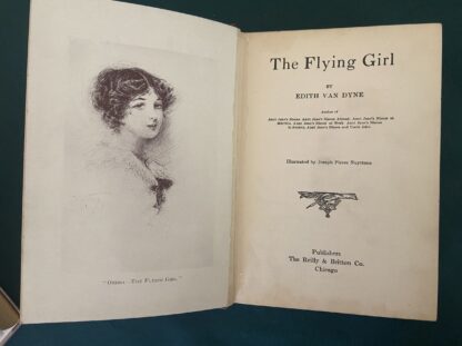 1st Edn/1st Print THE FLYING GIRL Book Edith Van Dyne Oz L Frank Baum 1911 As-Is - Image 3