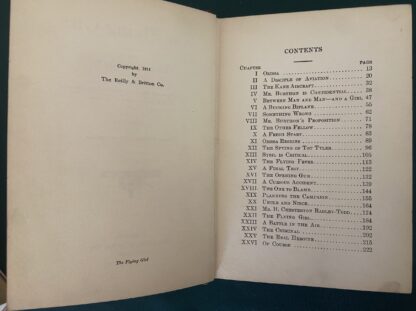 1st Edn/1st Print THE FLYING GIRL Book Edith Van Dyne Oz L Frank Baum 1911 As-Is - Image 5